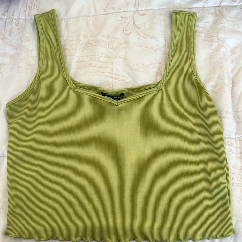 Lime Green Tank Top